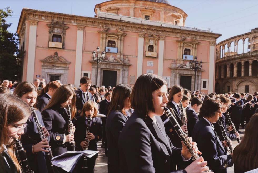 Les bandes de música de València posaran ritme a les prèvies de les mascletaes de les Falles 2026