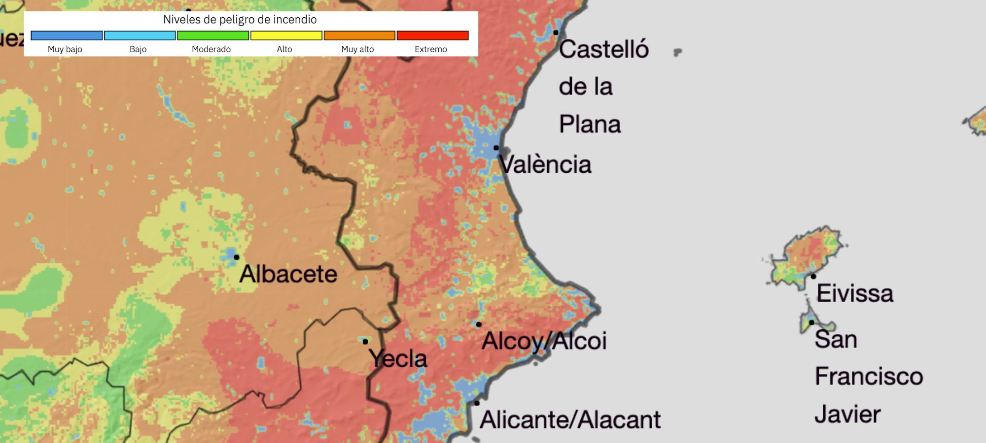 La Comunitat afronta els dies m&eacute;s cr&iacute;tics de l'onada de calor