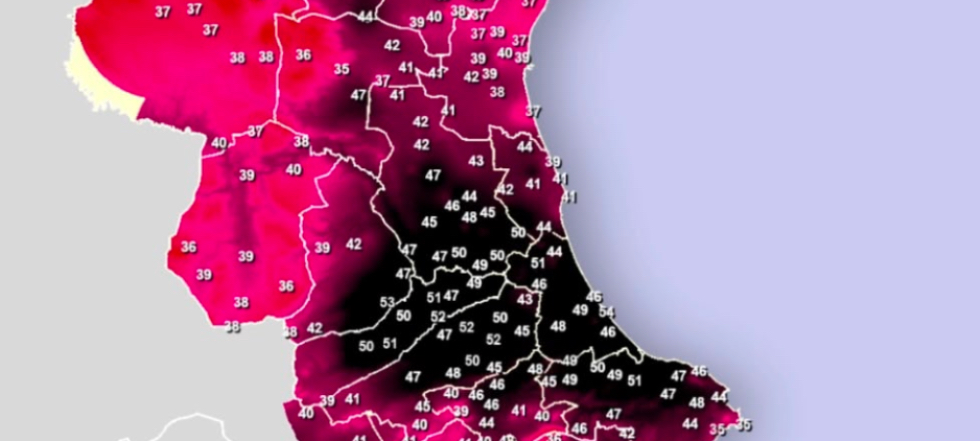 L'onada de calor deixa una sensaci&oacute; t&egrave;rmica in&egrave;dita de 63 &deg;C