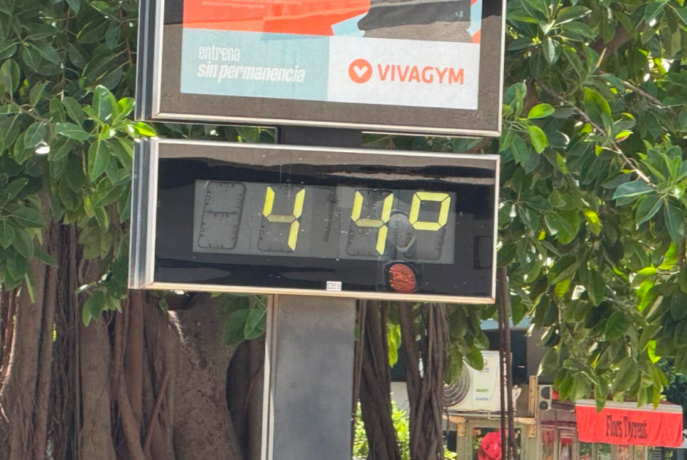 La ponentada més intensa de l'estiu registra 40 graus en més de 200 municipis valencians