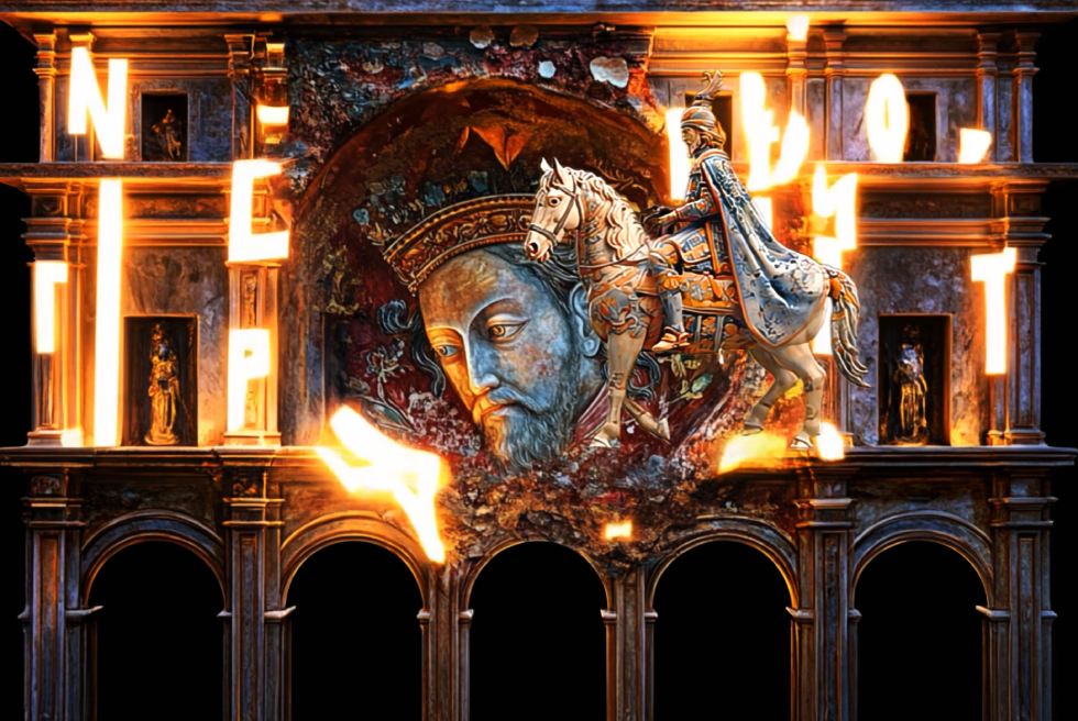 Un espectacle de 'videomapping' a l'Ajuntament obri els actes del 775 aniversari de Castelló de la Plana