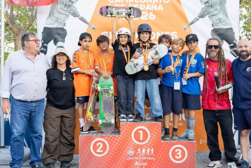 La Comunitat aconsegueix la plata en el 1er Campionat d'Espanya de Skateboarding d'Alcoi