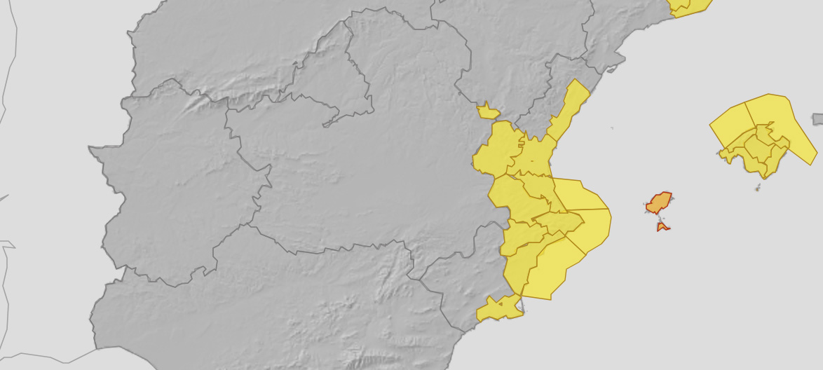 La Comunitat se prepara per a les pluges intenses